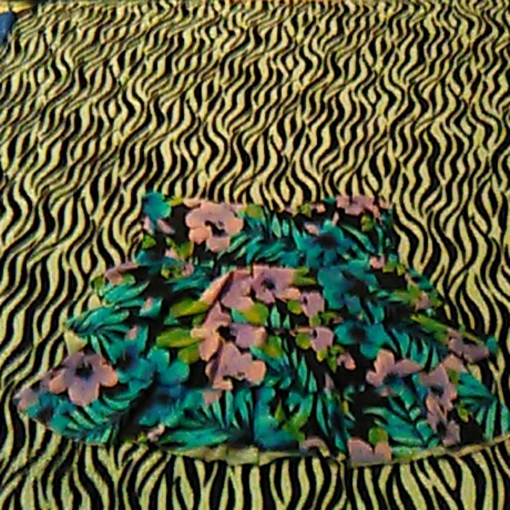 A flower swim suit